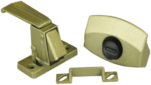 Jr Products 20515 Gold Finish Privacy Latch For Rv Interior Doors