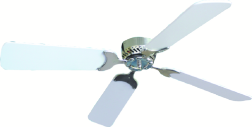 Ceiling Fan Brushed Nic Wh 36